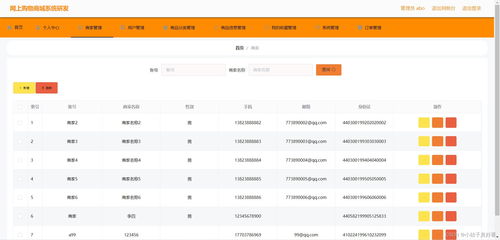 springboot vue的网上购物商城系统 前后端分离